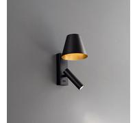 Applique Moderna Reverse Metallo Nero Led 6W 3000K Ip20