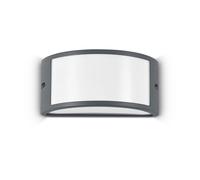 Applique Moderna Rex-1 Alluminio-Materie Plastiche Antracite 1 Luce E27