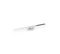 Applique Moderna Riga Metallo Cromo Acrilico Led 12W 3000K