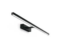 Applique In Metallo Moderna Riga Nero Led Grande