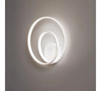 Applique Moderna Ritmo Metallo Bianco Led 28W Dimmerabile Ip20