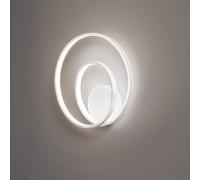 Applique Moderna Ritmo Metallo Bianco Led 28W Dimmerabile Ip20
