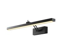 Applique Moderna Rodi Acciaio Nero Policarbonato Led 13,3W 3000K