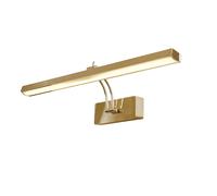 Applique Moderna Rodi Acciaio Ottone Policarbonato Led 13,3W 3000K