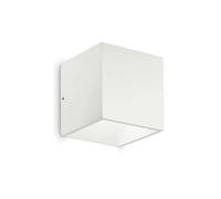 Applique Moderna Rubik Alluminio Bianco Led 8,5W 3000K Luce Calda
