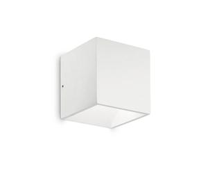 Applique Moderna Rubik Alluminio Bianco Led 8,5W 4000K Luce Naturale
