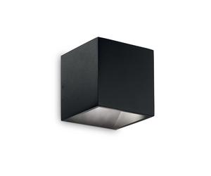 Applique Moderna Rubik Alluminio Nero 1 Luce 8,5W 4000K Luce Naturale