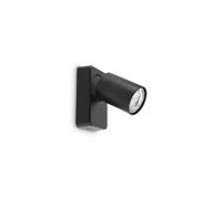 IDEAL LUX Lampada da parete Rudy AP1 - 1 luce GU10 7W 3000K - Metallo nero