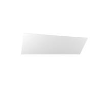 Applique Moderna Rumble Metallo Bianco 1 Luce 2G11 57,5Cm