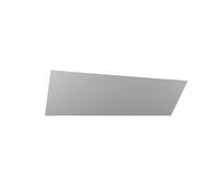 Applique Moderna Rumble Metallo Grigio 1 Luce 2G11 57,5Cm