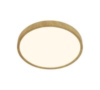Briloner Plafoniera LED Runa Wood effetto legno 3.000 K Ø38cm Briloner