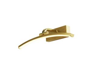 Applique Moderna Santorini Acciaio Ottone Alluminio Led 8,2W 3000K