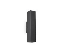 Applique Moderna Sky Metallo Nero 2 Luci Led 7W 3000K Luce Calda [EEK: A++]