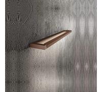 Applique Moderna Slim Metallo Marrone Led 12W Dimmerabile Ip20