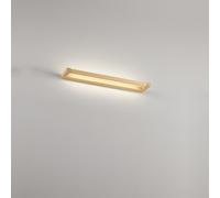 Applique Moderna Slim Metallo Oro Led 12W Dimmerabile Ip20