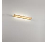 Applique Moderna Slim Metallo Oro Led 12W Dimmerabile Ip20