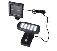 Searchlight Lampada da parete solare a LED 67423BK-PIR, sensore di movimento Searchlight
