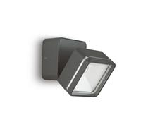 LAMPADA DA PARETE OMEGA AP SQUARE ANTRACITE 4000K