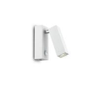 Applique Moderna Square Page Metallo Bianco Led 3W 3000K Luce Calda [EEK: A++]