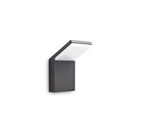 STYLE ap 3000k Lampada parete esterno Antracite L 10 x 17 cm IP54 Ideal Lux 246857