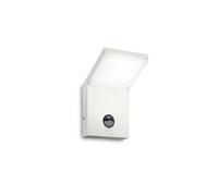 Applique Moderna Style Alluminio Bianco Led 9,5W 3000K Luce Calda