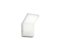 Applique Moderna Style Alluminio Bianco Led 9W 3000K Luce Calda