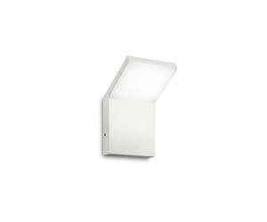 Applique Moderna Style Alluminio Bianco Led 9W 3000K Luce Calda
