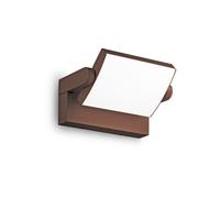 Applique Moderna Swipe Alluminio Coffee Led 20,5W 3000K Luce Calda