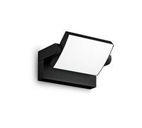 Applique Moderna Swipe Alluminio Nero Led 20,5W 3000K Luce Calda [EEK: A++]