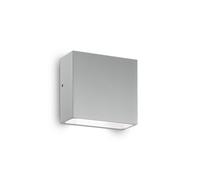 Applique Moderna Tetris-1 Alluminio Grigio 1 Luce 3W 3000K Luce Calda [EEK: A++]