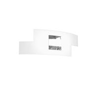 Applique Moderna Tetris Color Metallo Cromo Vetro Bianco 2 Luci E27 [EEK: A++]