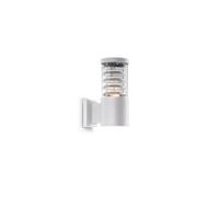 Applique Moderna Tronco Alluminio Bianco 1 Luce E27