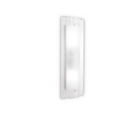 Applique Moderna Tudor Vetro Trasparente 2 Luci E14