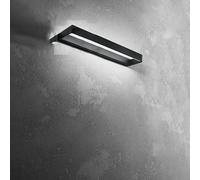 Applique Moderna Vega Nero Led Grande