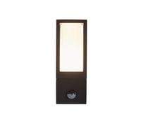 Applique Moderna Viale Alluminio Nero Policarbonato 1 Luce Gu10 [EEK: A++]