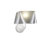 Applique Moderna Wanda Polilux ® Argento E Metallo 1 Luce E14