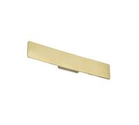 Applique Moderna Zig Zag Metallo Ottone Led 23W 3000K Luce Calda