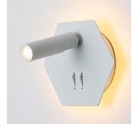 Applique Moderne da Parete Lampada da Parete per Interni Applique LED Luce da Lettura da Comodino 8W Testiera 90°+350° Faretti Regolabili con Interruttore On/off Luce da Parete per Camera da Letto