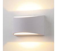 Applique Moderne da Parete Lampade da Parete per Interni LED da 12W con Cablaggio Fisso in Alluminio con Emissione Luminosa Verso l'Alto E Verso Il Basso Ideali per Soggiorno Camera da Letto Corri