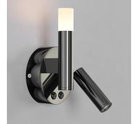 Applique Moderne Lampada da Parete per Interni Applique LED per Camera da Letto Lampada da Parete Nera Testiera del Letto Faretti Orientabili A 350°+90° Luci da Lettura da 7W per Comodino Studio E