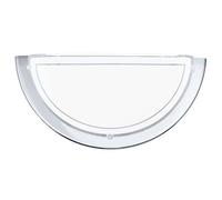 APPLIQUE MODERNO 1 LUCE BIANCO CON VETRO COLL. GL1583