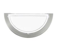 APPLIQUE MODERNO 1 LUCE NICKEL CON VETRO COLL. GL1582