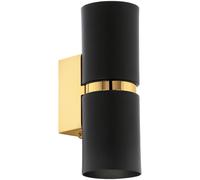 APPLIQUE MODERNO A LED 6,6W NERO E ORO GL1606