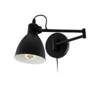 APPLIQUE MODERNO DESIGN NERO A 1 LUCE GL0360