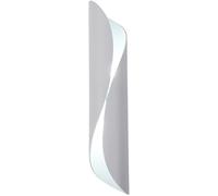 applique moderno in metallo doppia luce curvo led g9 bianco nero lampada parete [EEK: A++]