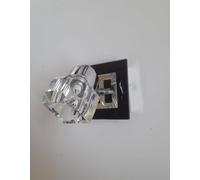 Applique moderno in vetro nero cristallo da parete specchio NOSTALGIA Ideal Lux