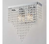Applique moderno lusso in cristallo a 2 luci luxury design swarovsky lgt 246