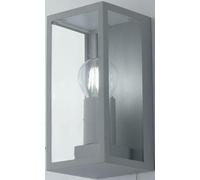 APPLIQUE MONDRIAN SILVER 1 LUCE ATTACCO E27 IP44 11X13X23,6CM IN METALLO E VETRO