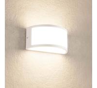 Applique Moon Design - E27 Bianca Curva per Esterni IP65