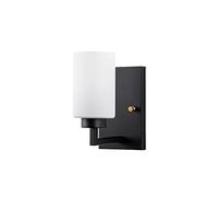 Applique murale d'intérieur, Lampada da Parete Creativo Metallo, Illuminazione Industriale Classica, Nero 10x19x23 cm